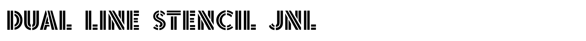 Dual Line Stencil JNL